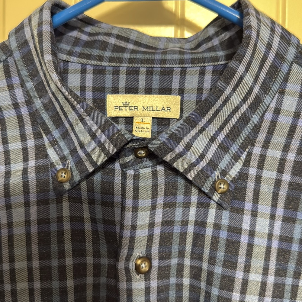 Peter Millar Button Down Large - image 3